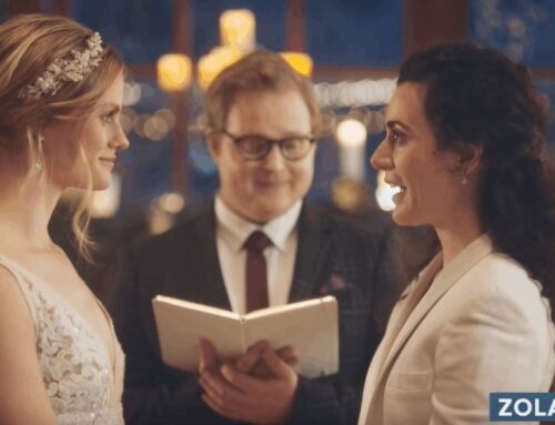 Hallmark helps redefine marriage. By airing a lesbian wedding commercial for all families to see. Receives major backlash from the majority.